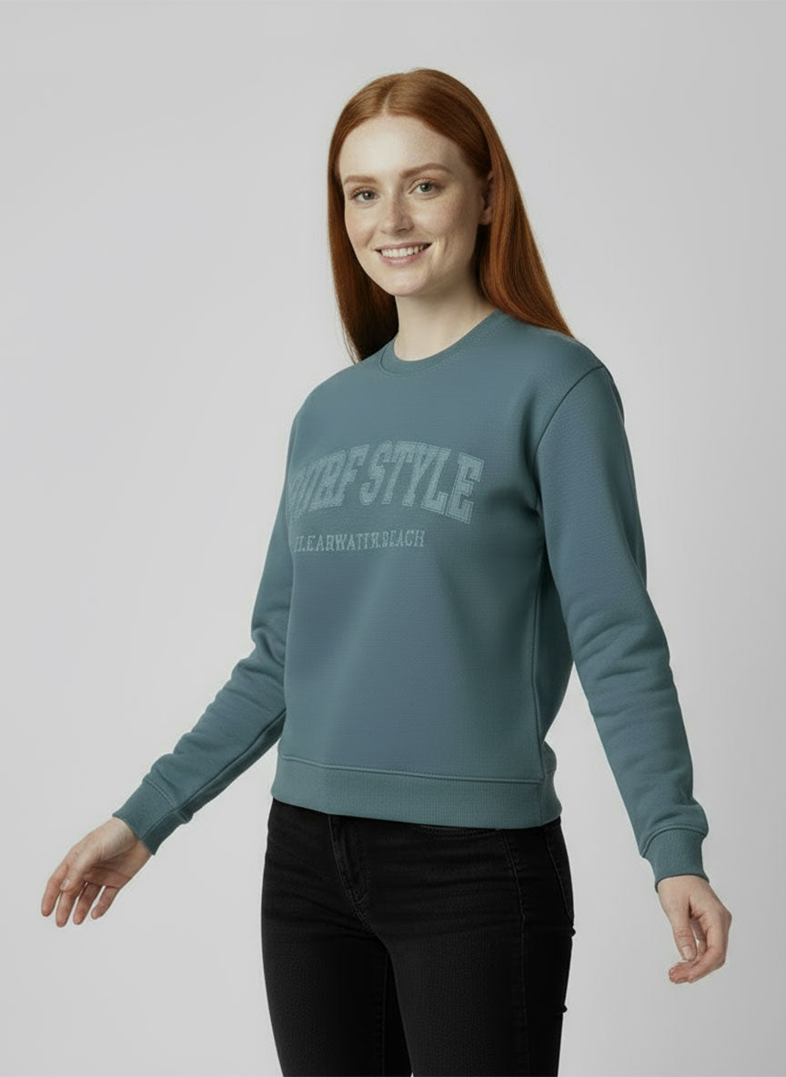 Unisex Surf Style Sweatshirt – Soft Fleece Winter Pullover | Casual Streetwear