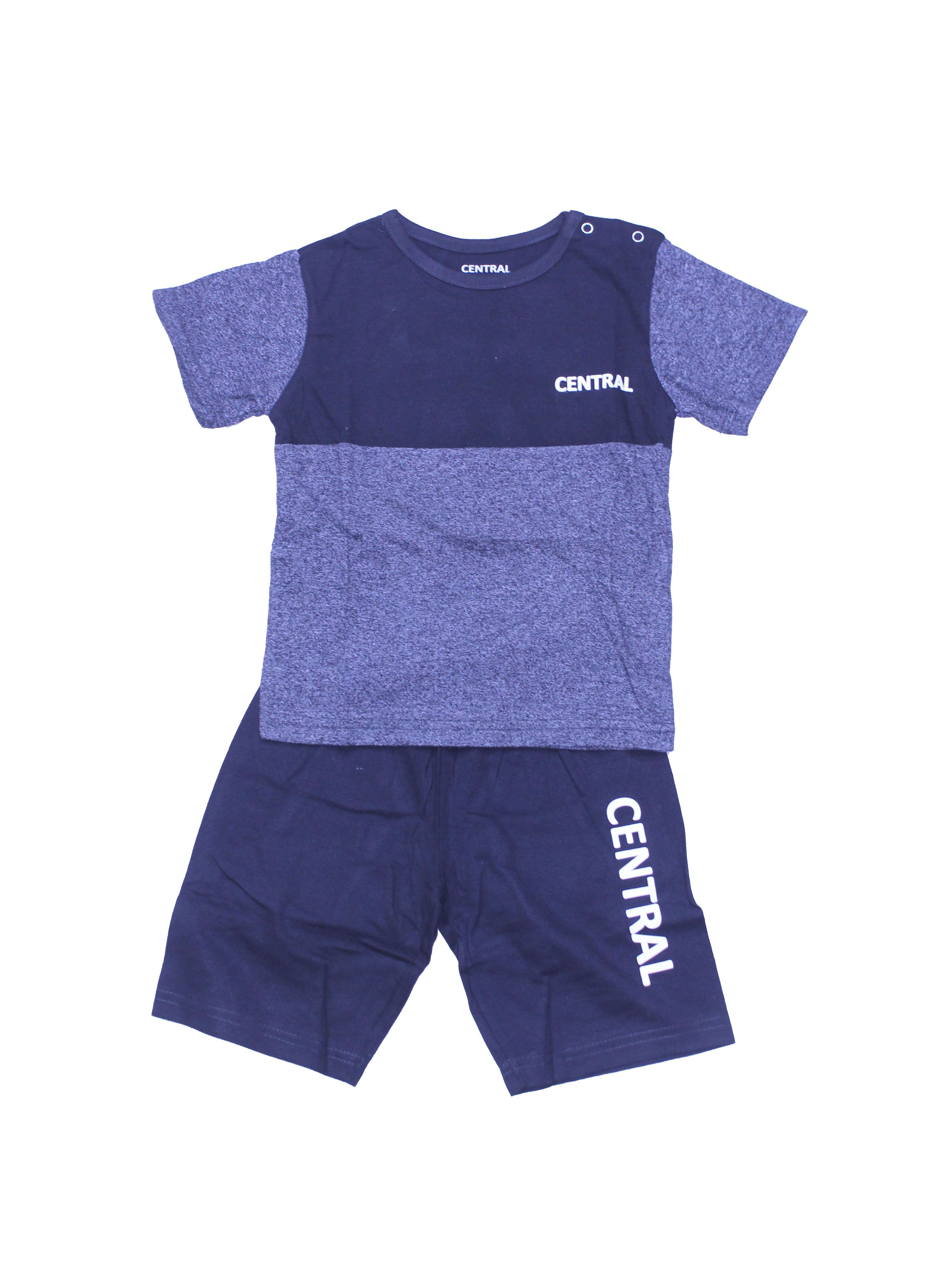 Kids Black Shorty Set – Soft & Stylish Daily Wear | Central