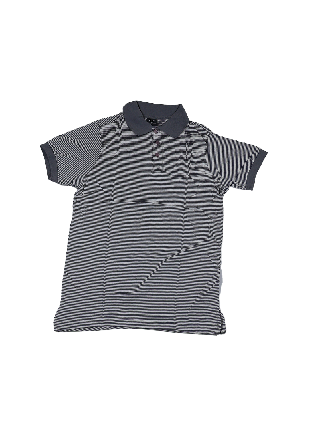 Men’s Ant White Striped Polo Shirt – Cotton Blend Summer Wear | Classic Casual T-Shirt