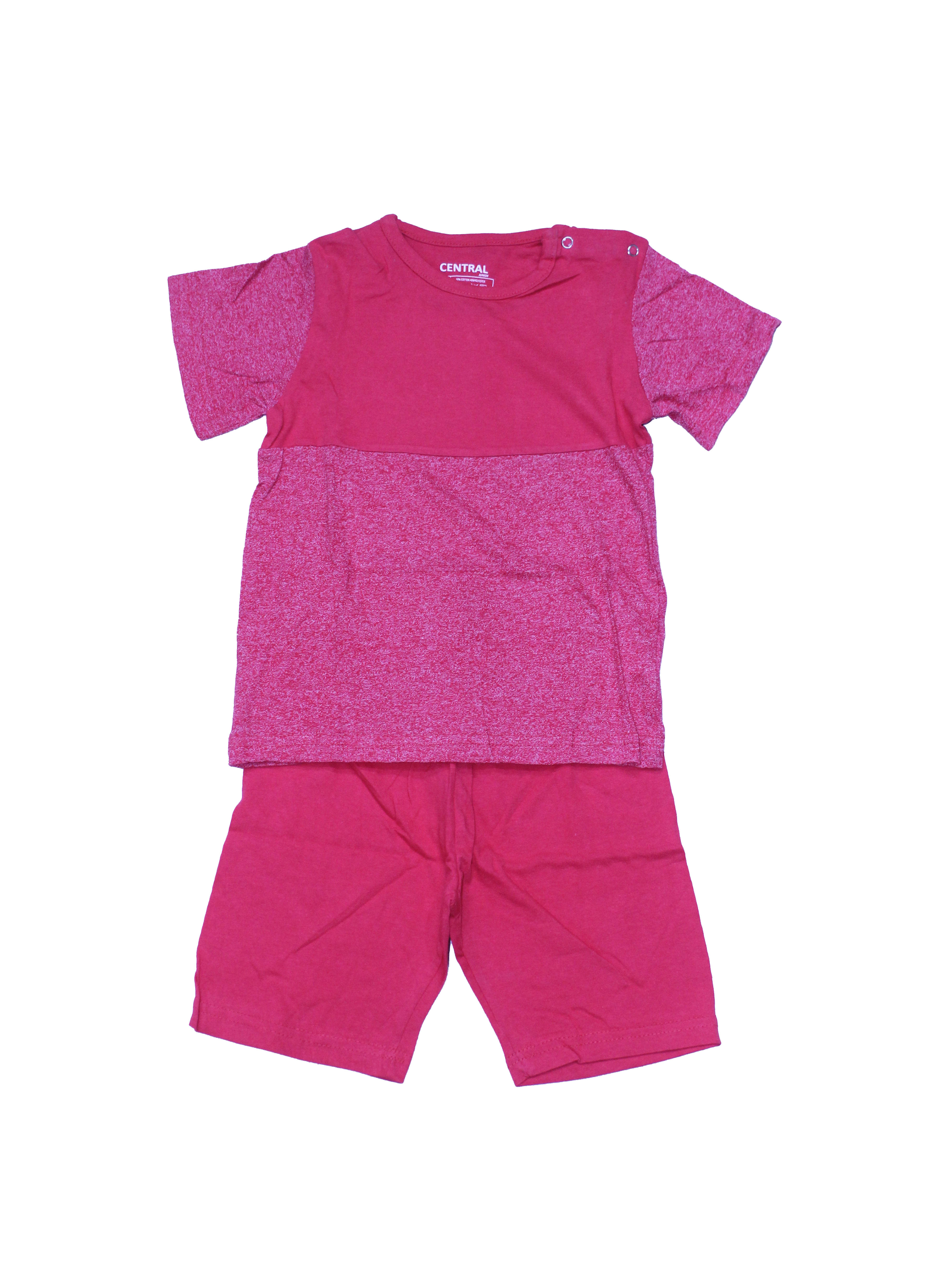 Kids Red Shorty Set – Soft & Stylish Daily Wear | Central