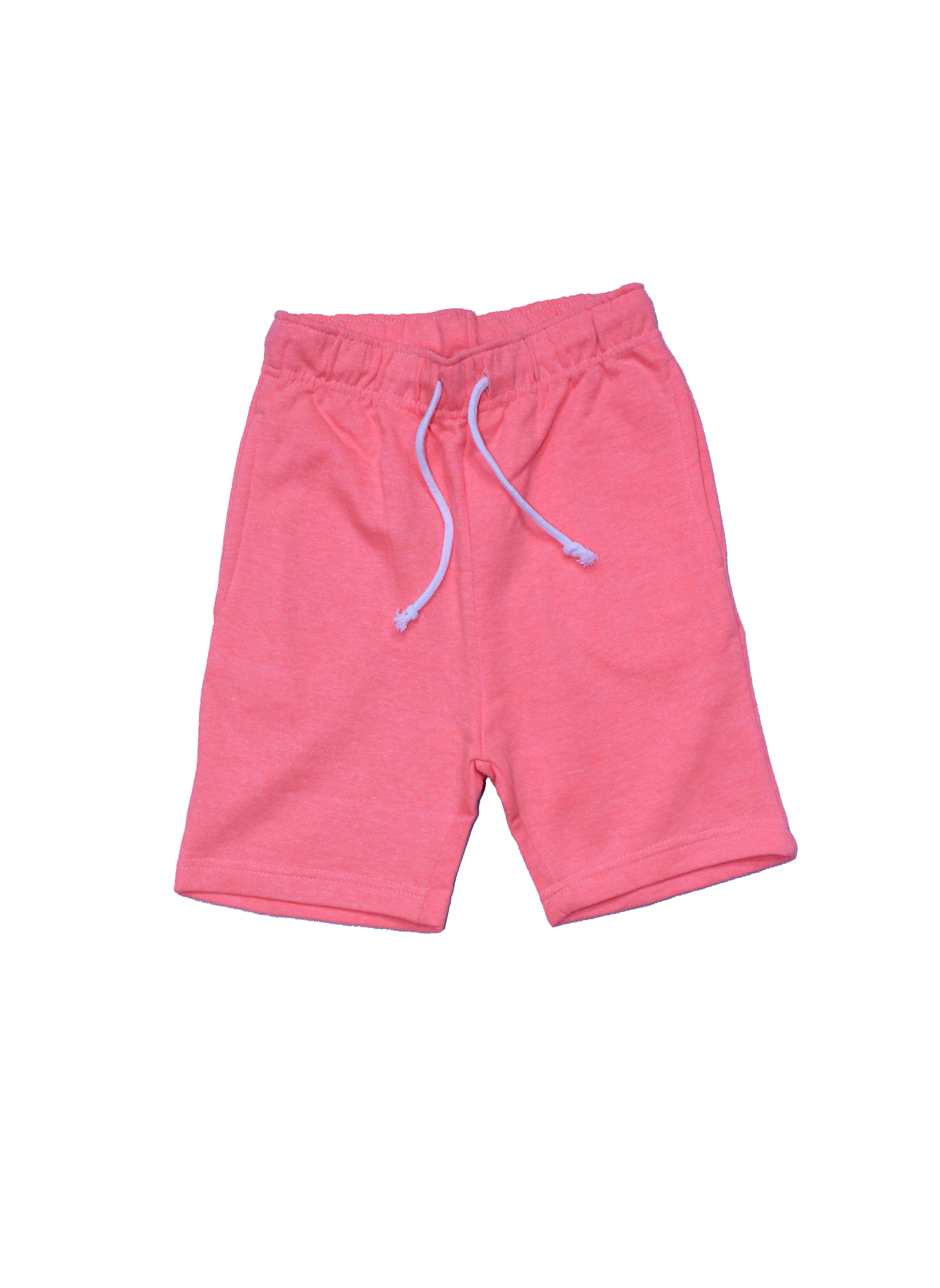 Kids Cotton Shorts – Hot Orange