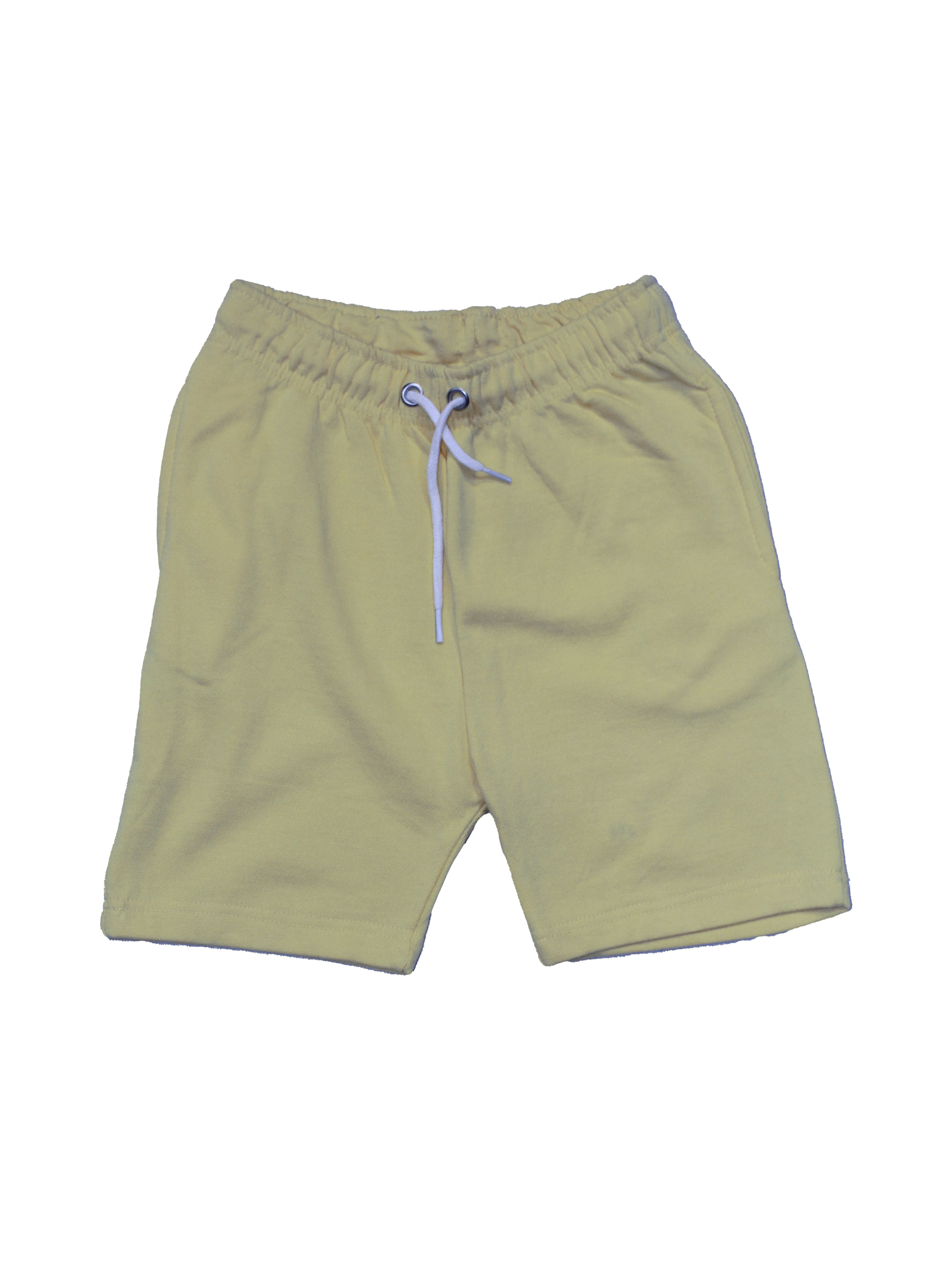 Kids Cotton Shorts – Yellow