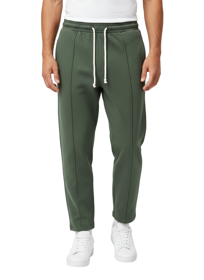 Men’s Premium Military Green Baggy Trouser – Relaxed Fit & Streetwear Style