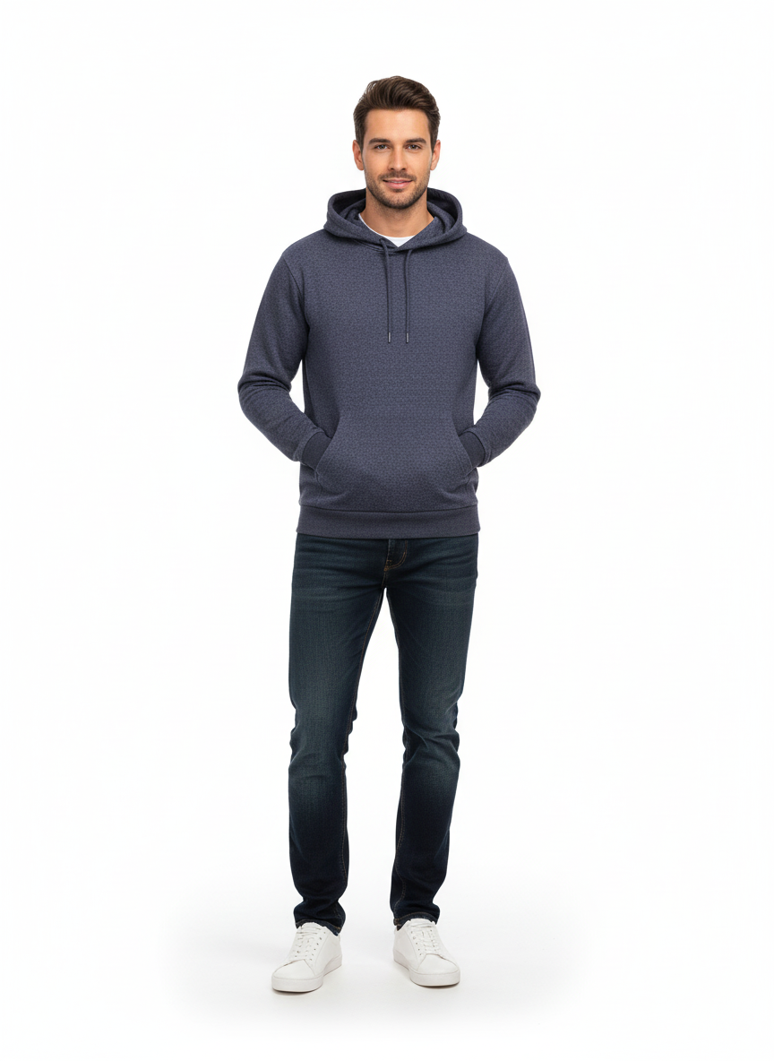 Men’s Premium Charcoal Pullover Hoodie – Soft, Warm & Everyday Casual Wear