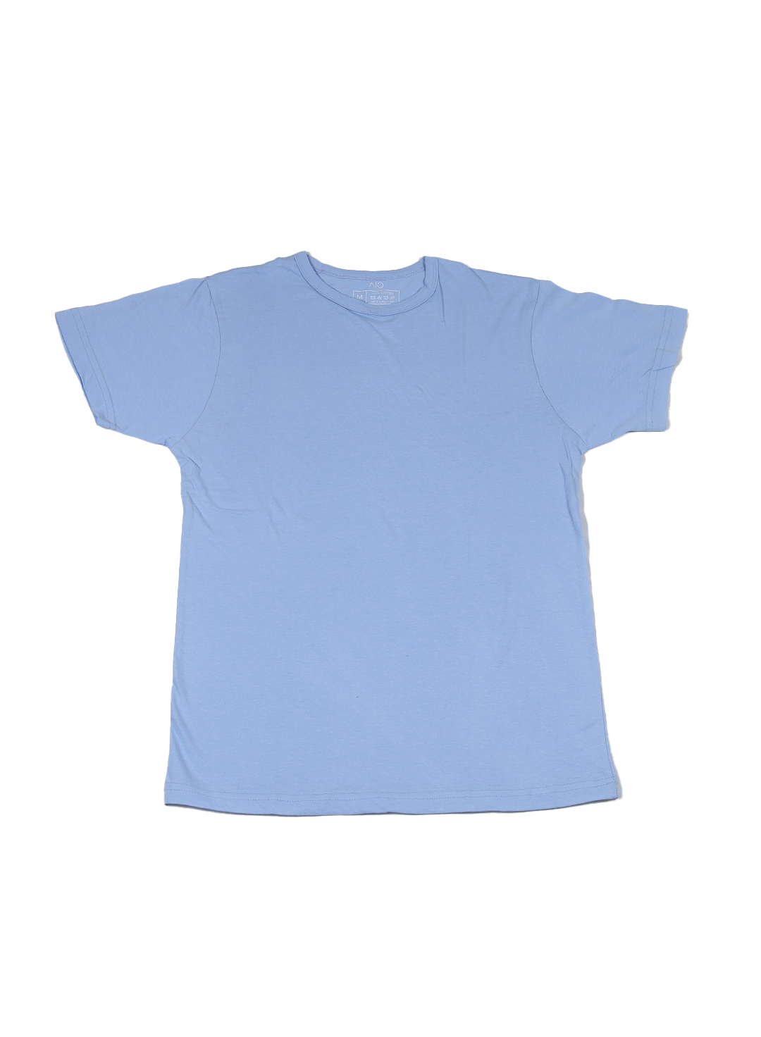 Men’s Sky Blue Crew Neck T-Shirt – Soft Cotton Blend | Casual Summer Wear for Men