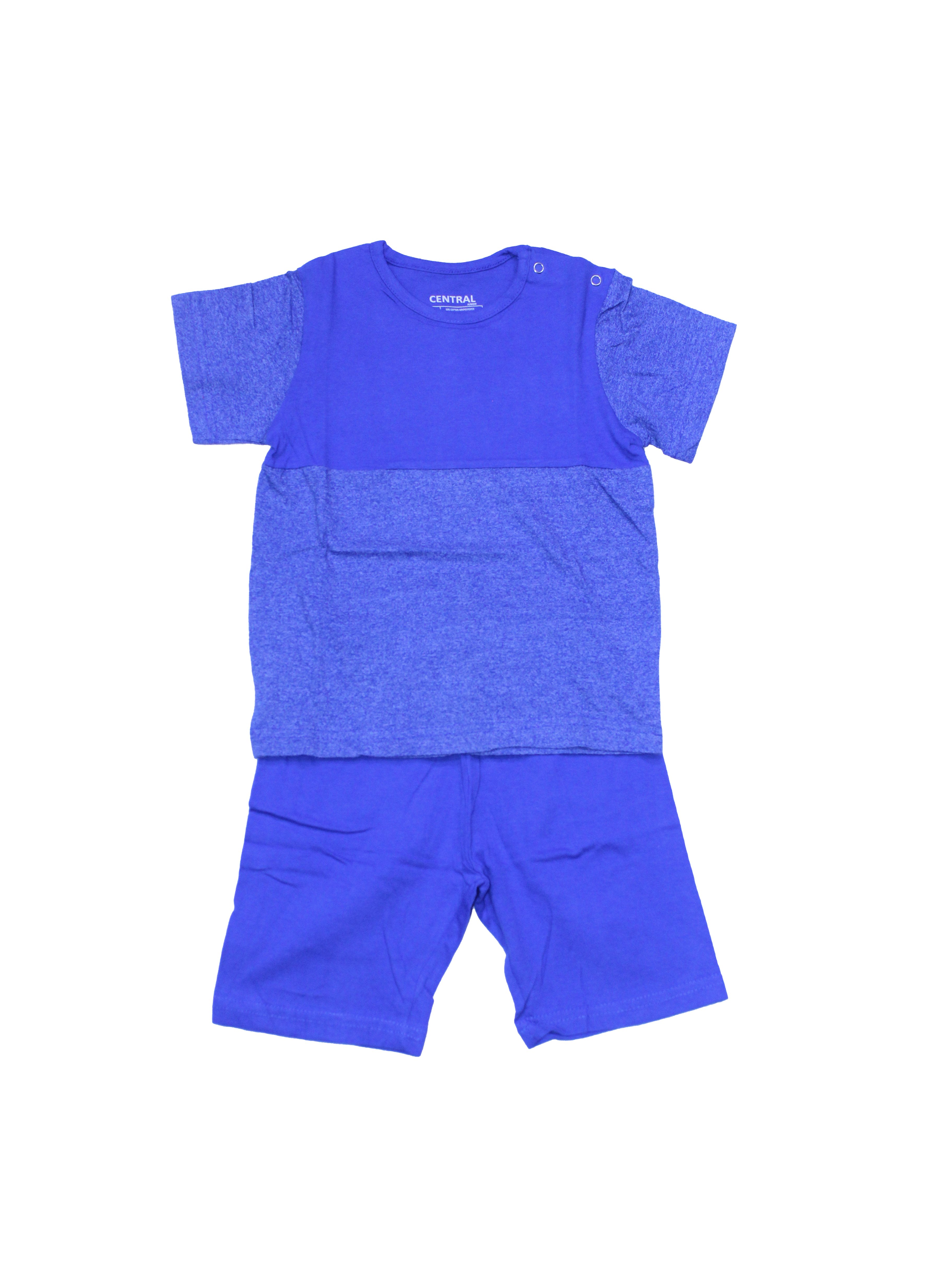 Kids Royal Blue Shorty Set – Soft & Stylish Daily Wear | Central