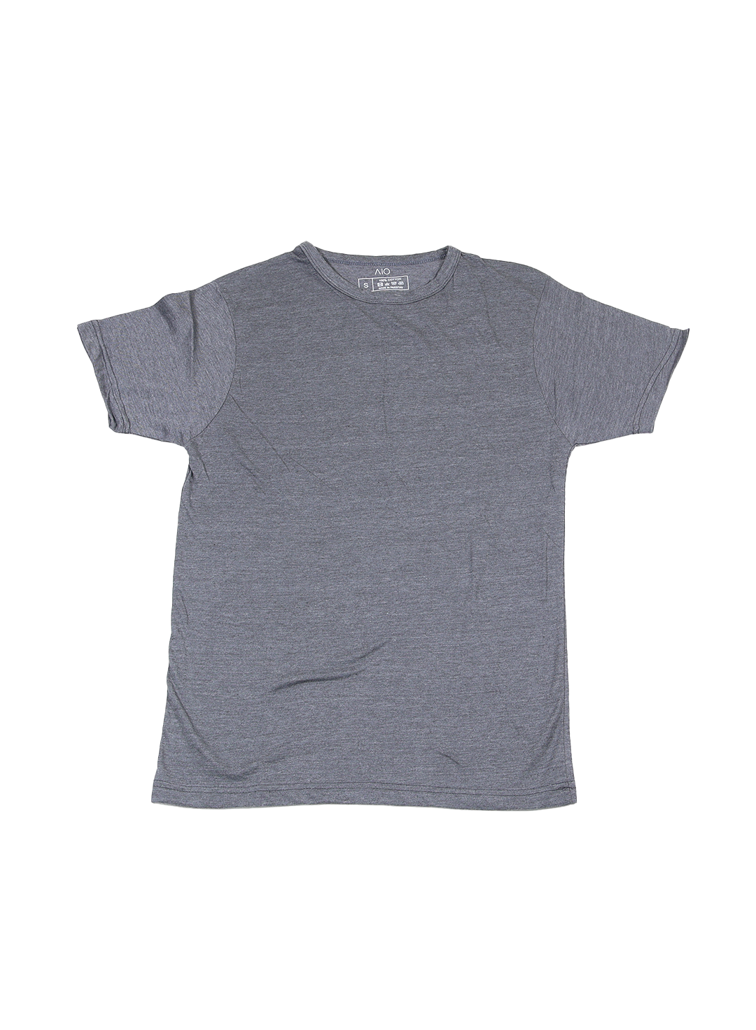 Men’s Grey Crew Neck T-Shirt – Soft Cotton Blend | Casual Summer Wear for Men