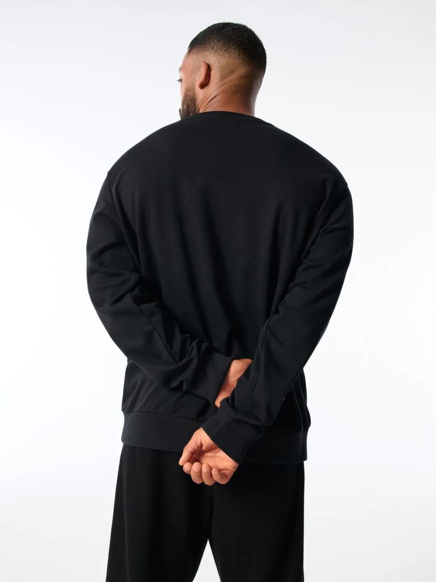 Men’s Premium Black Sweatshirt – Soft, Warm & Everyday Casual Wear