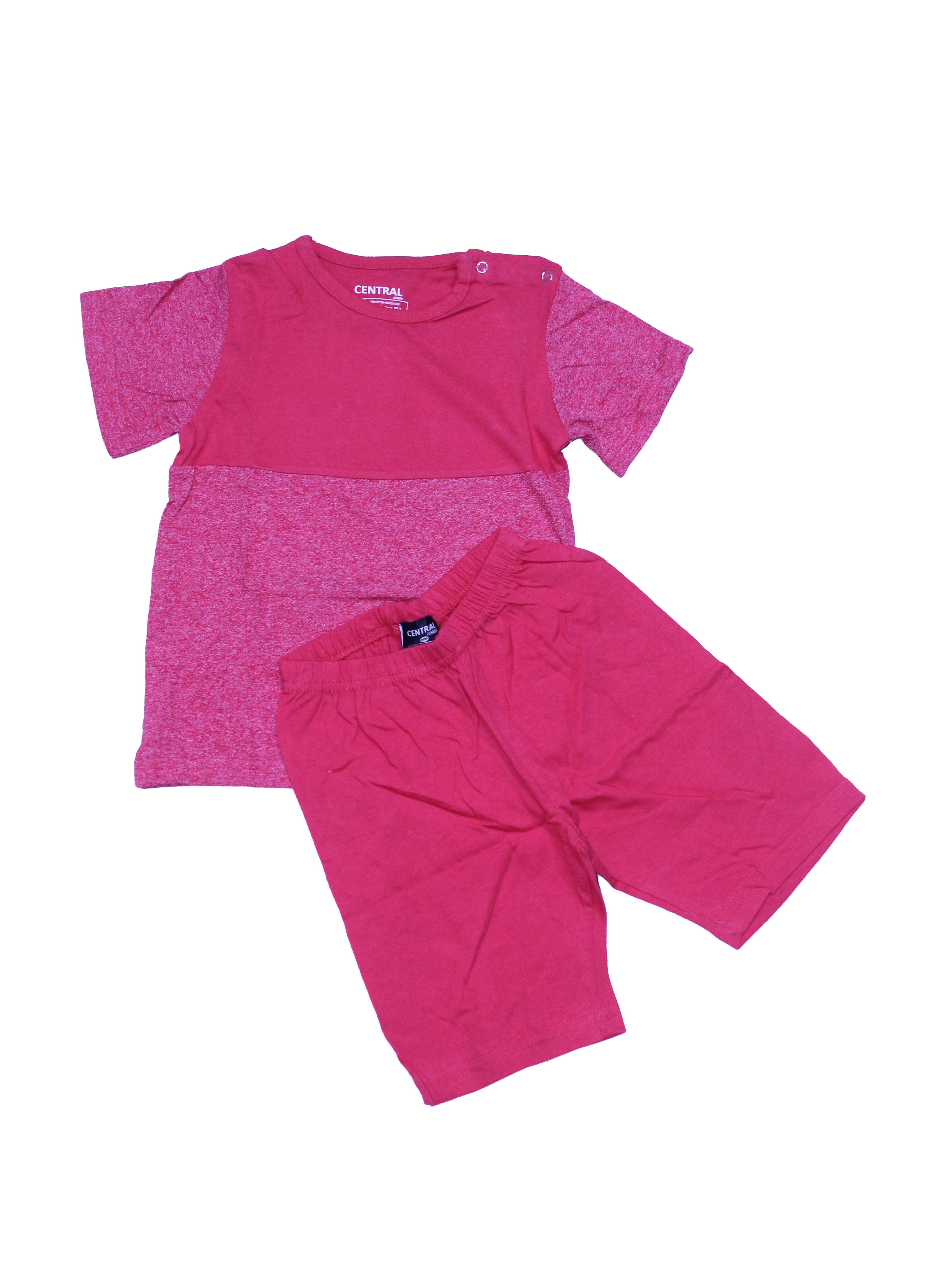 Kids Red Shorty Set – Soft & Stylish Daily Wear | Central