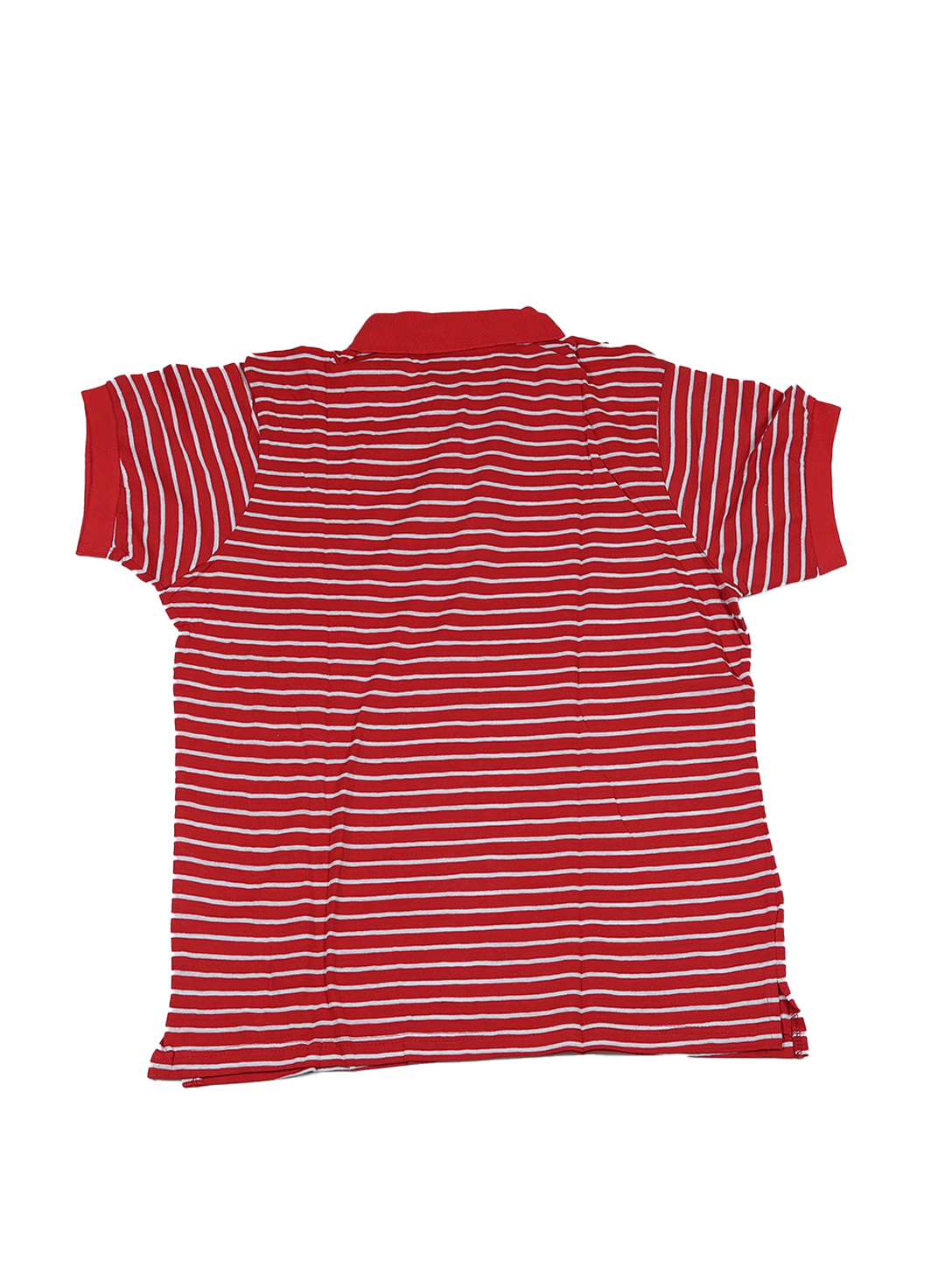 Men’s Red Striped Polo Shirt – Soft Cotton Blend | Stylish Summer Casual Wear