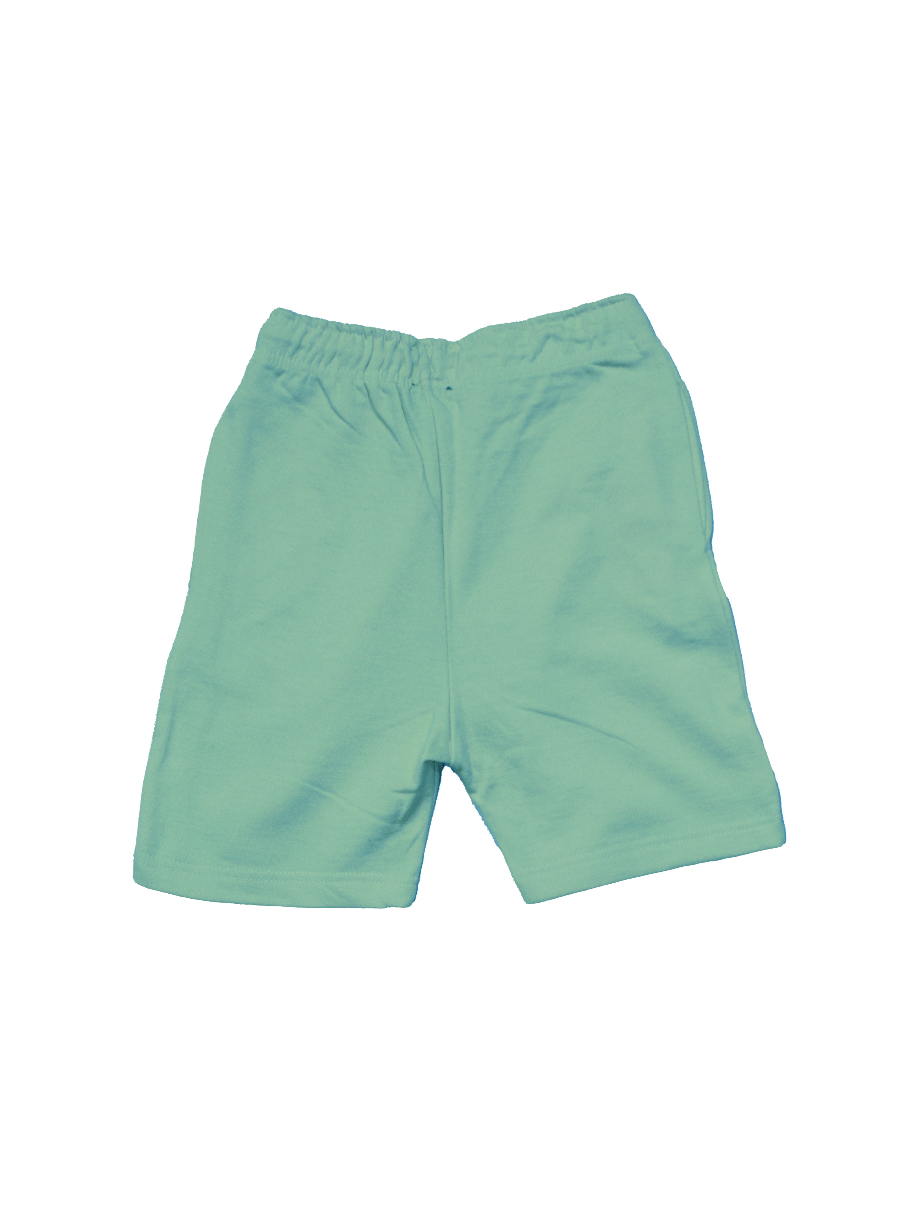Kids Cotton Shorts – Pastel Green