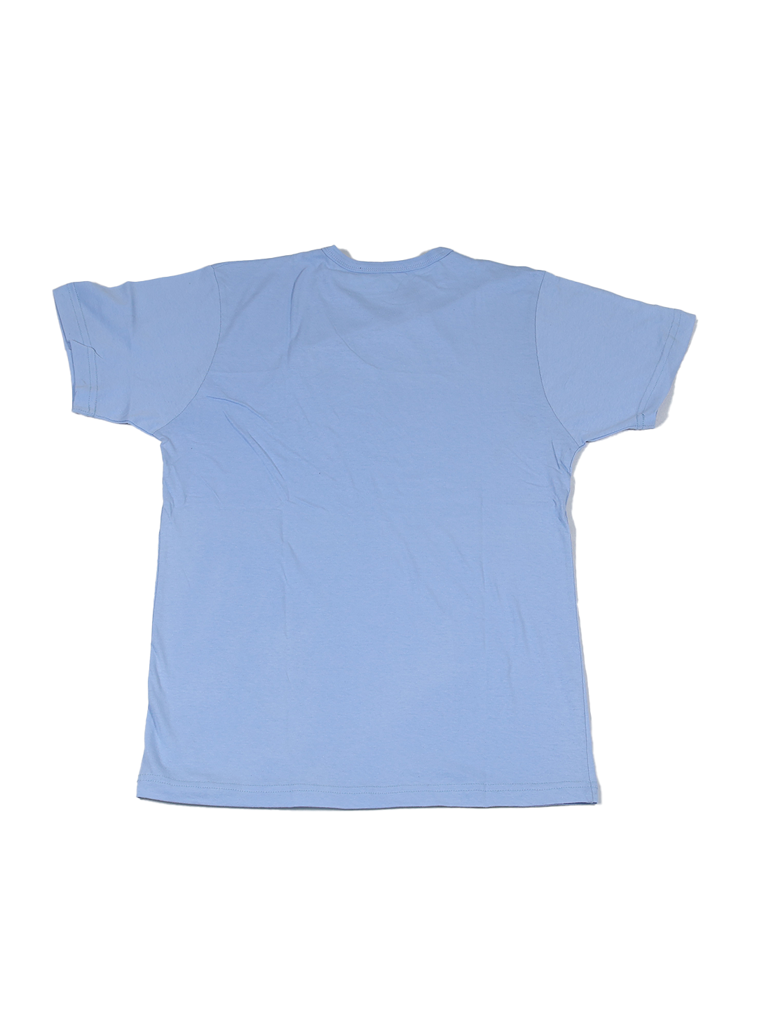 Men’s Sky Blue Crew Neck T-Shirt – Soft Cotton Blend | Casual Summer Wear for Men