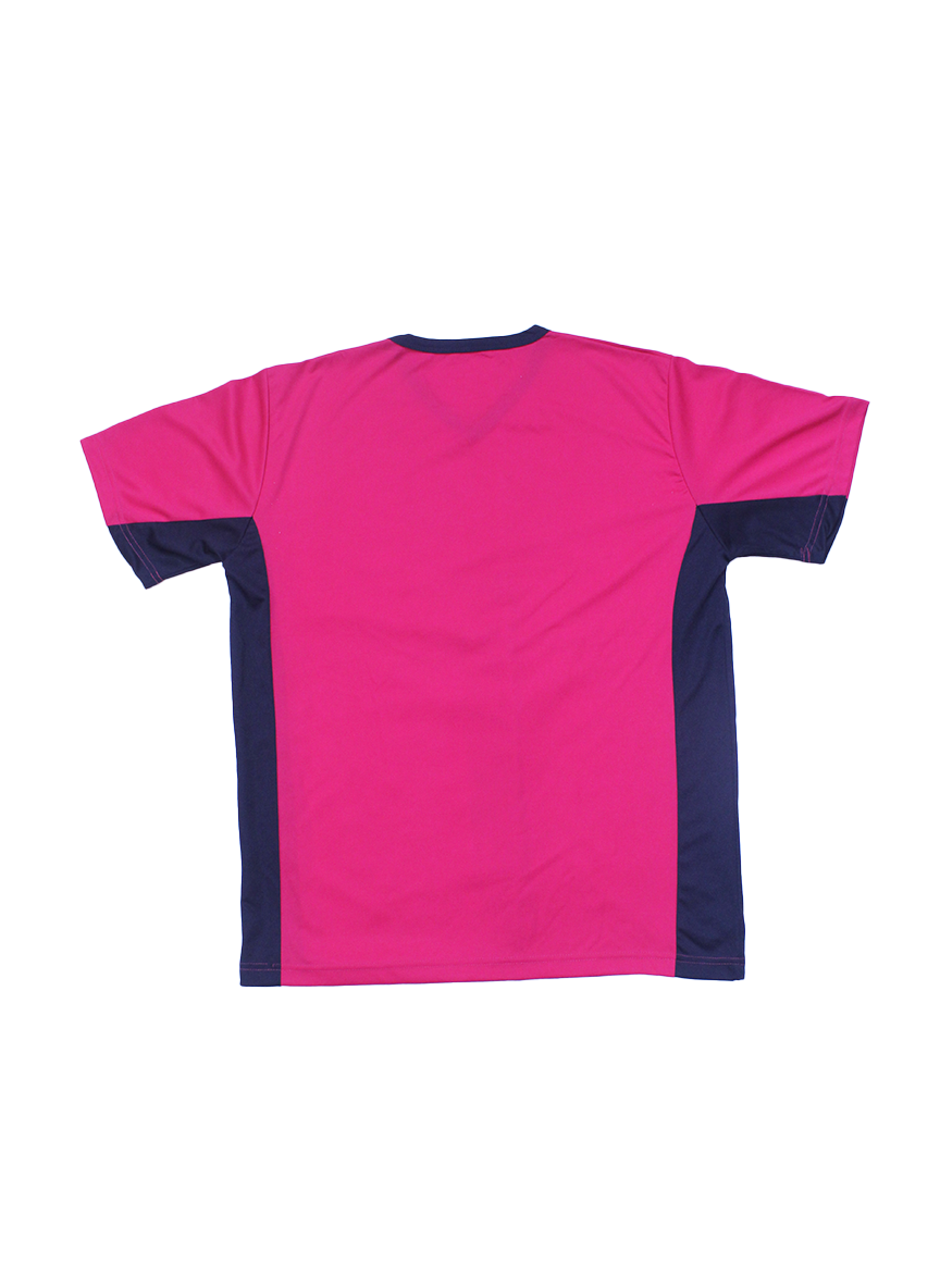 Men’s Red & Black Half-Sleeve Dry Fit Shirt – Sports & Gym Wear