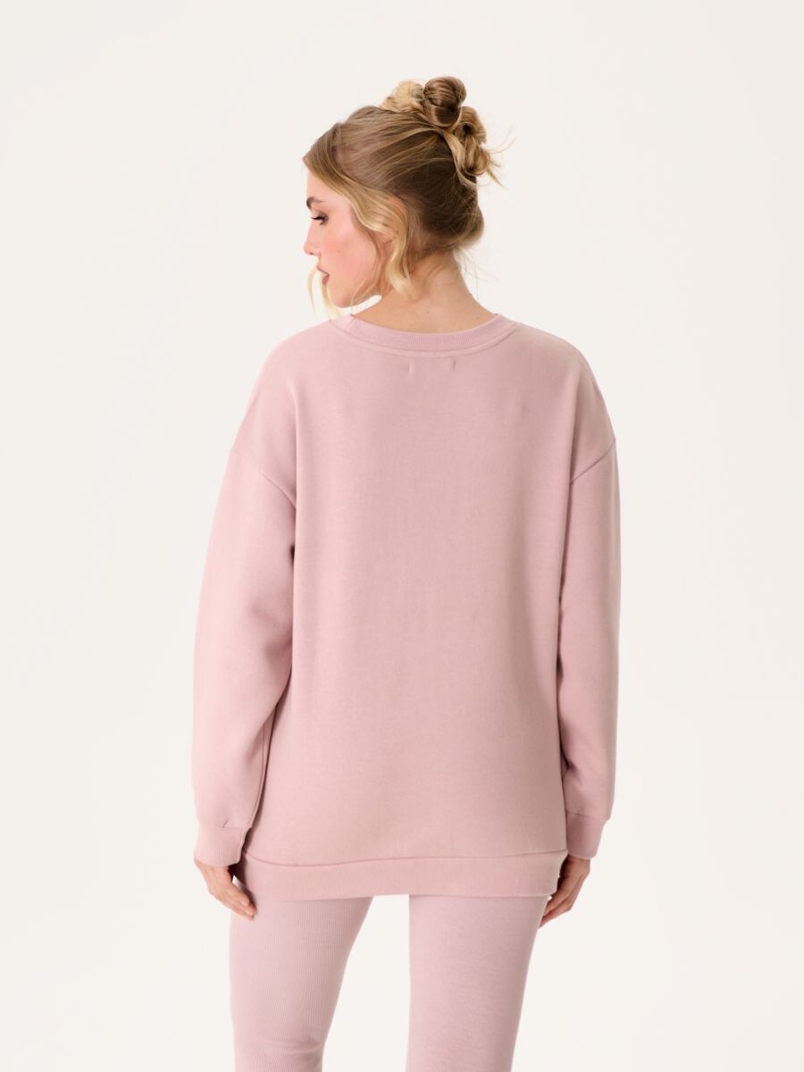 Ladies Pastel Pink Sweatshirt – Soft, Cozy & Everyday Casual Wear