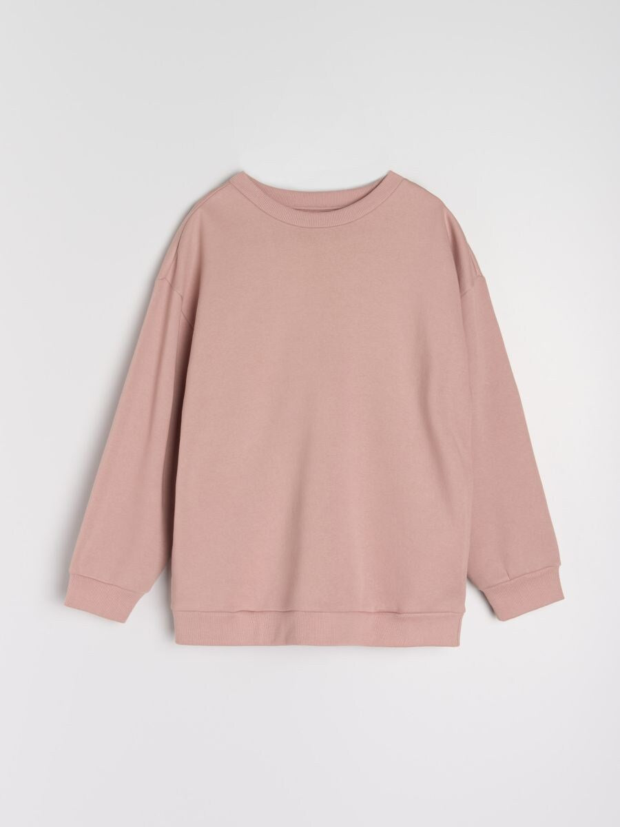 Ladies Pastel Pink Sweatshirt – Soft, Cozy & Everyday Casual Wear