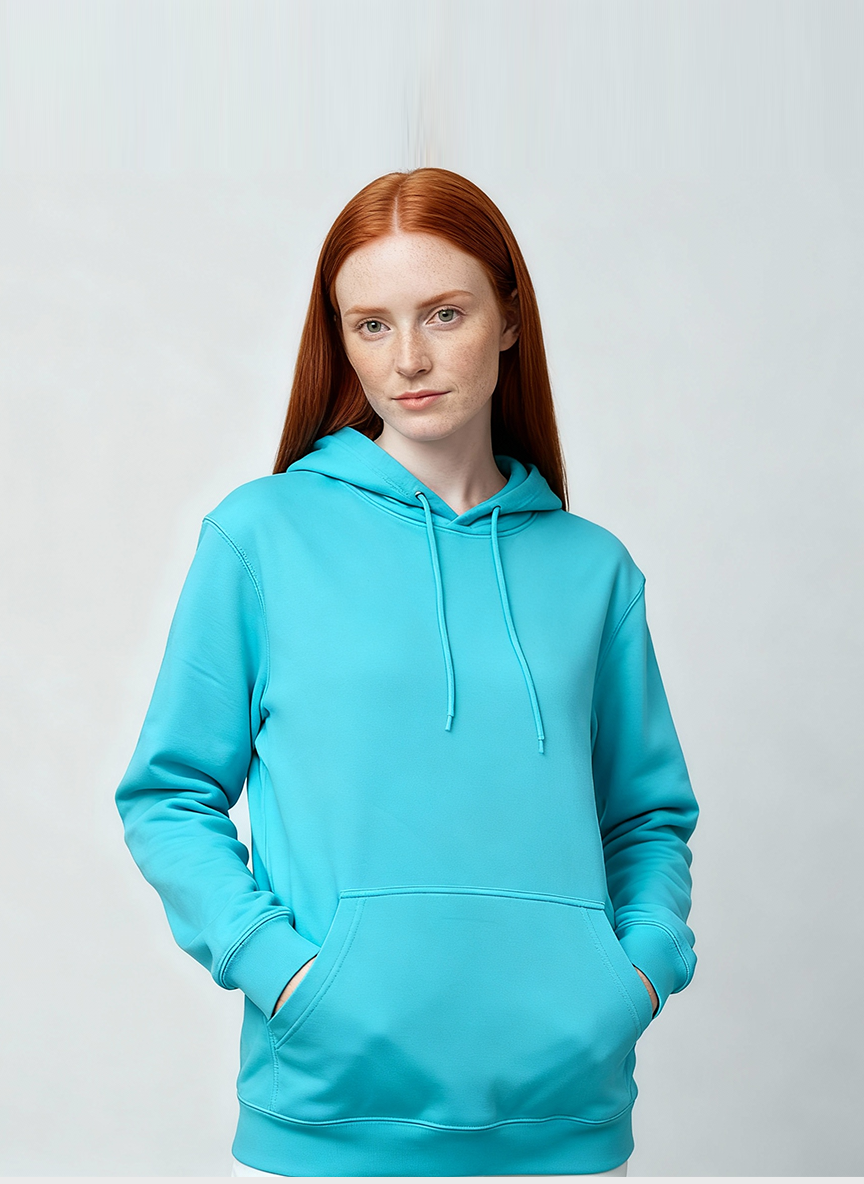 Unisex Chalk Mint Hoodie – Soft Fleece Winter Sweatshirt | Cozy & Stylish Casual Wear